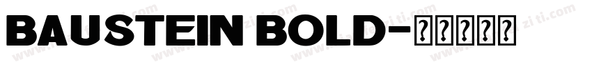 Baustein Bold字体转换